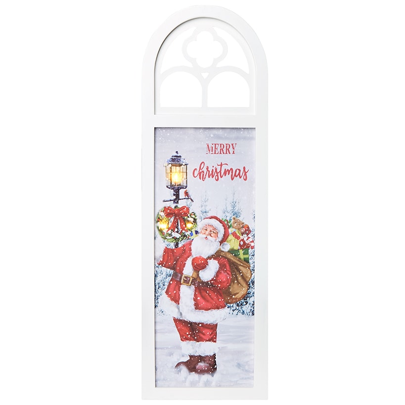 Battery-Operated Holiday Lighted Wall Art