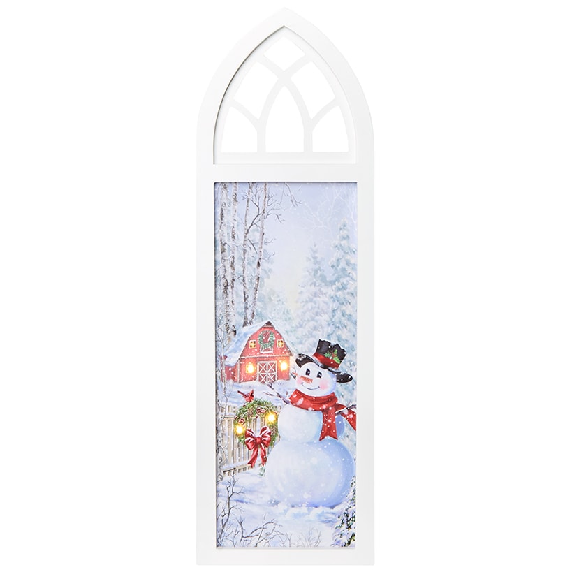 Battery-Operated Holiday Lighted Wall Art