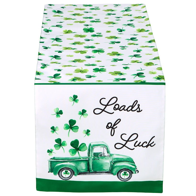 St Patrick's Day Loads of Luck Table Runner and Set of 4 Placemats