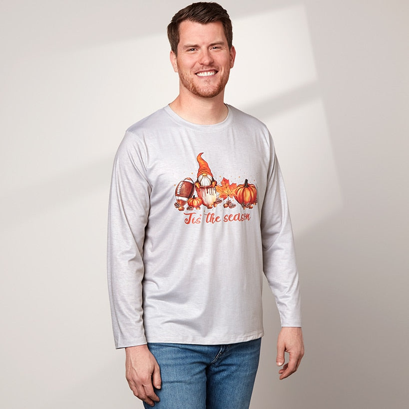 Men's Fall Long Sleeve T Shirt