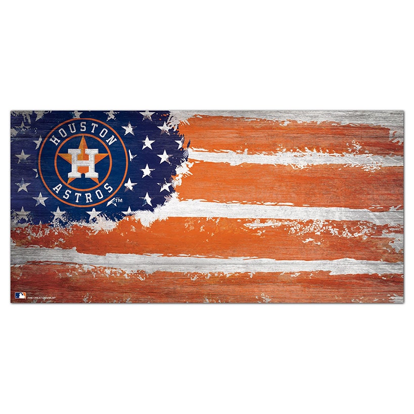 MLB Distressed Flag Signs