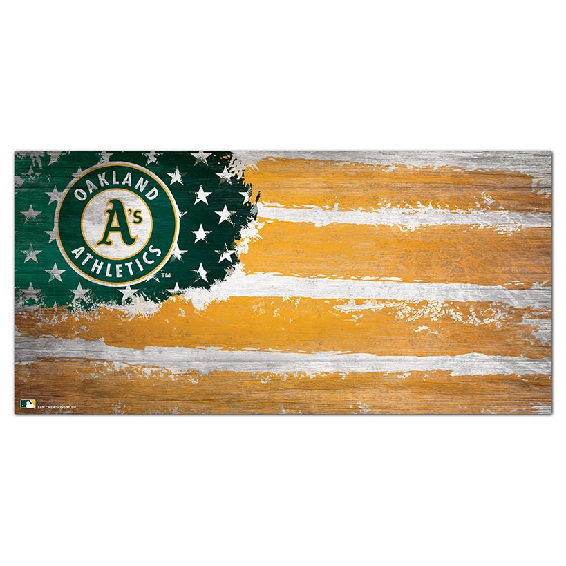 MLB Distressed Flag Signs
