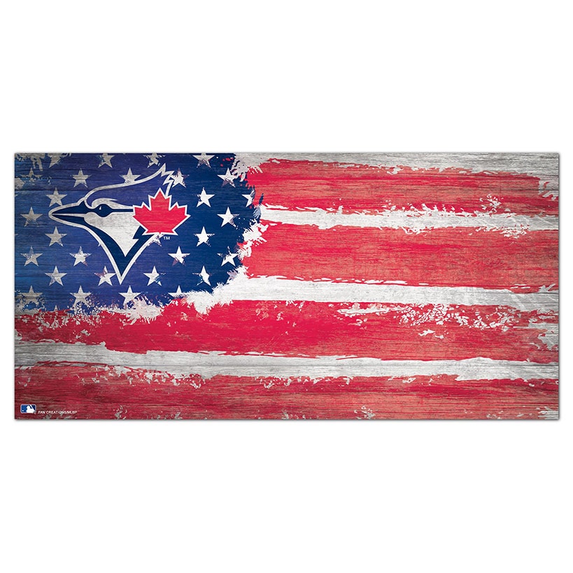 MLB Distressed Flag Signs