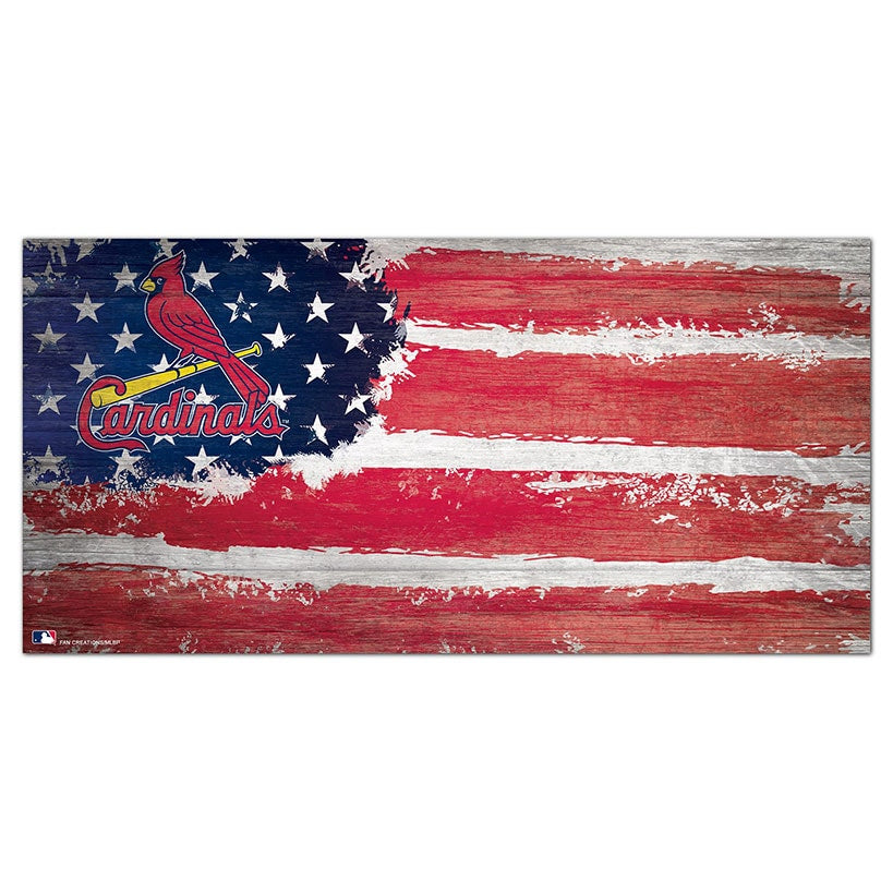 MLB Distressed Flag Signs