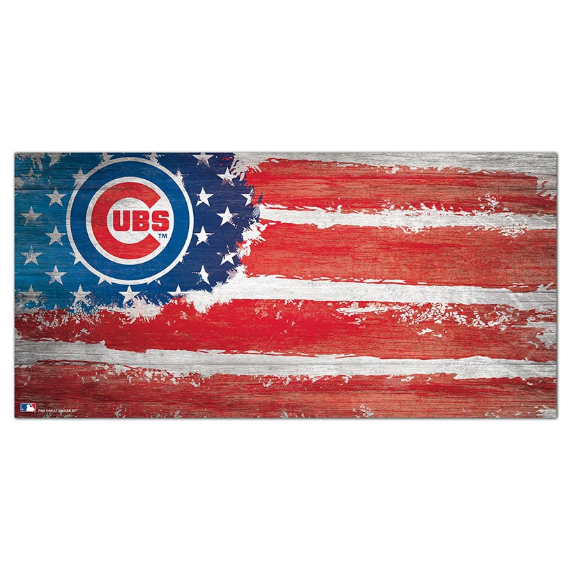 MLB Distressed Flag Signs