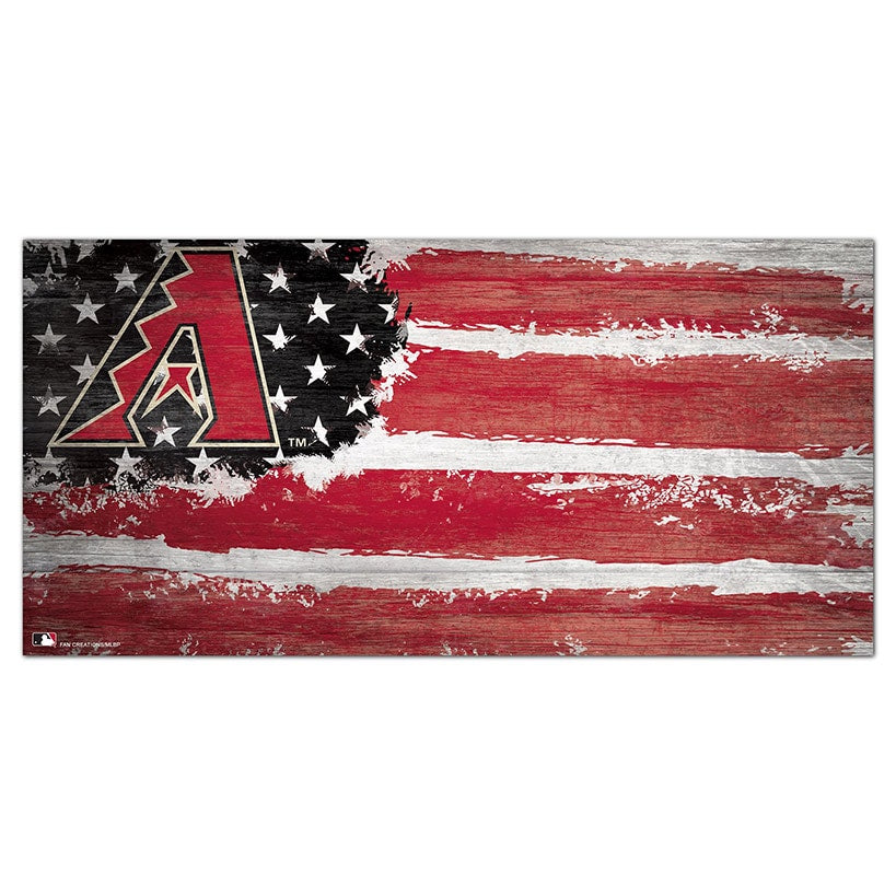 MLB Distressed Flag Signs