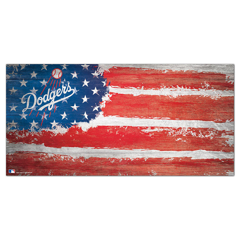 MLB Distressed Flag Signs