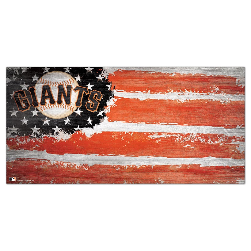 MLB Distressed Flag Signs