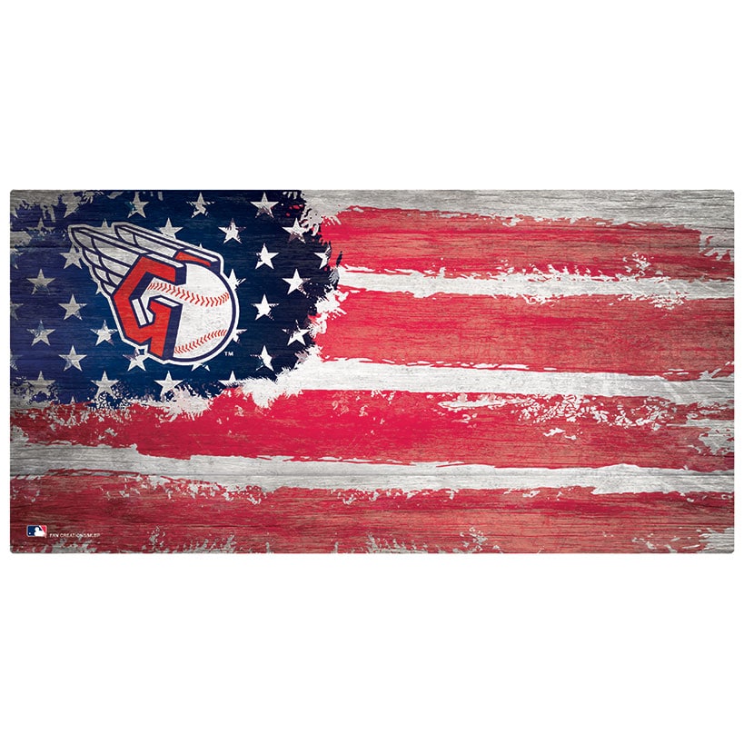 MLB Distressed Flag Signs