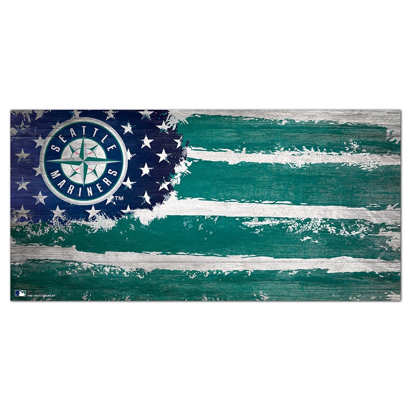 MLB Distressed Flag Signs