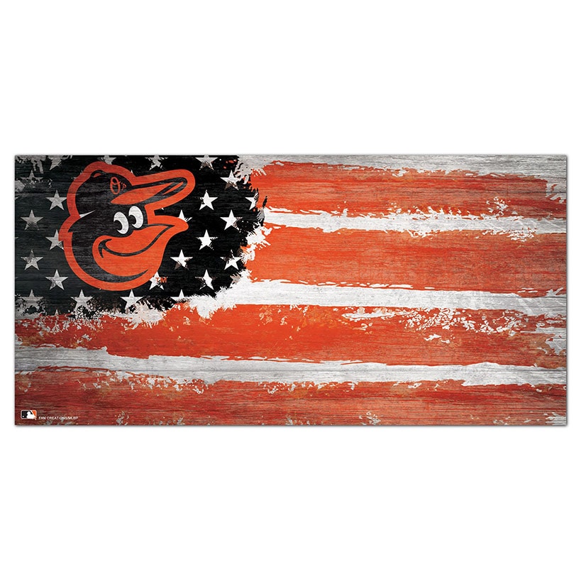 MLB Distressed Flag Signs