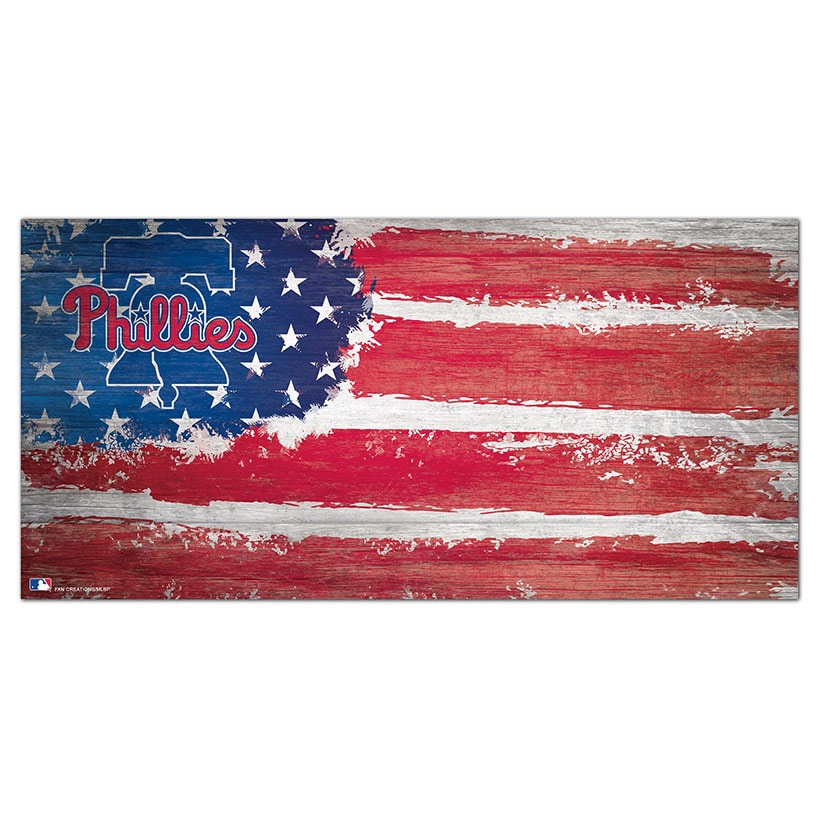 MLB Distressed Flag Signs