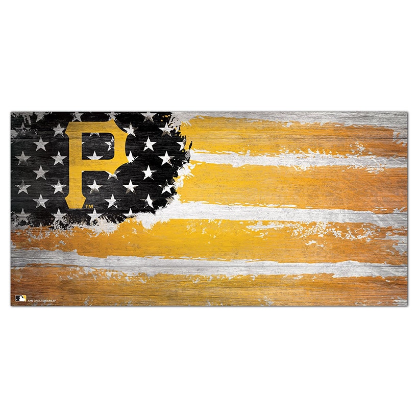 MLB Distressed Flag Signs