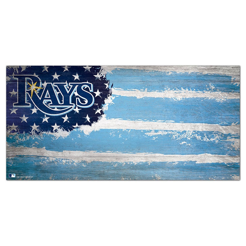 MLB Distressed Flag Signs