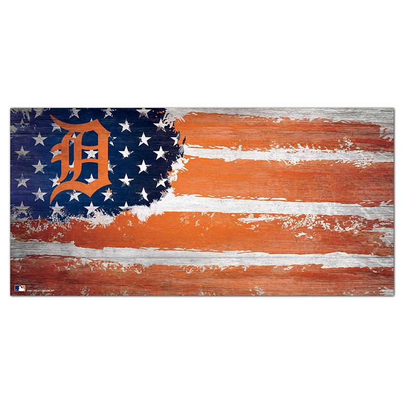 MLB Distressed Flag Signs