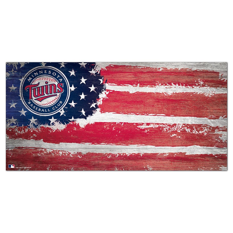 MLB Distressed Flag Signs