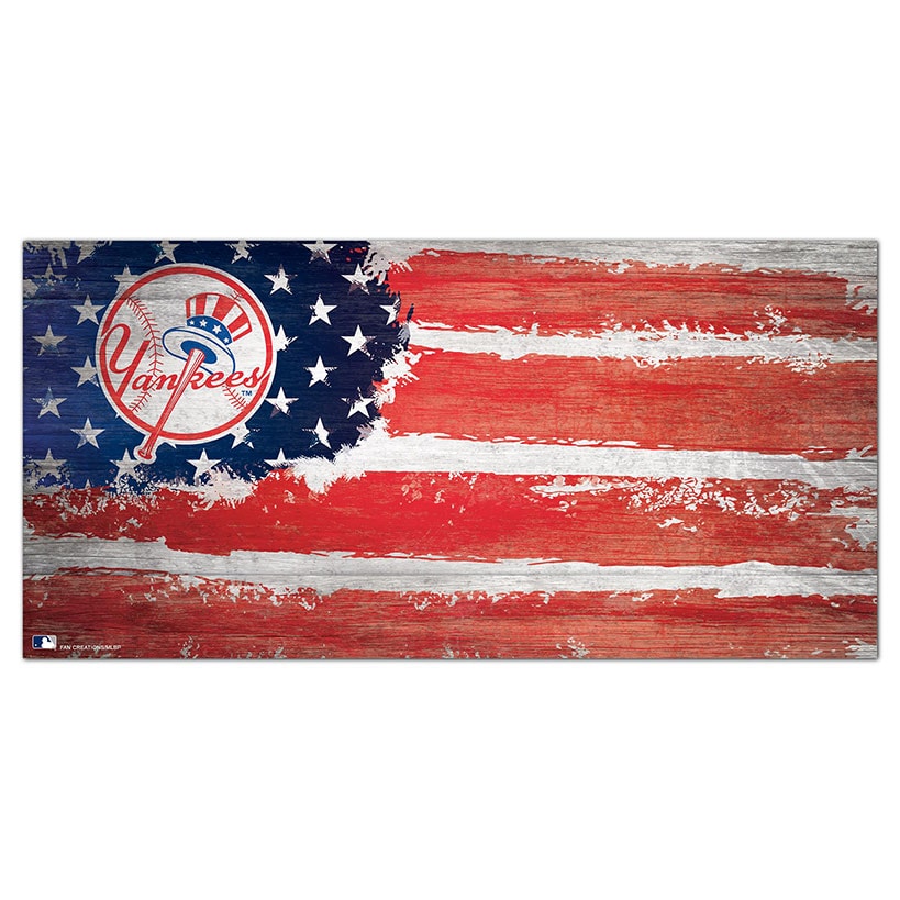 MLB Distressed Flag Signs