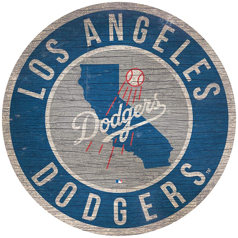 MLB State Circle Signs