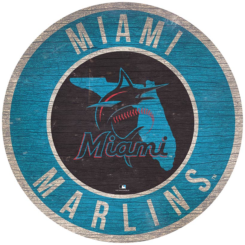 MLB State Circle Signs