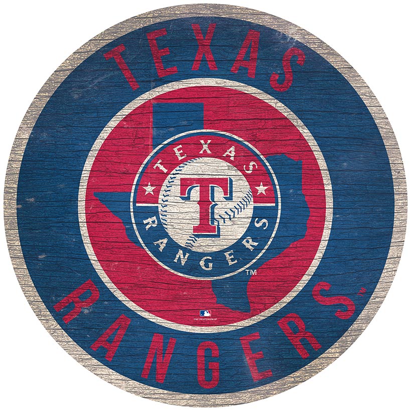 MLB State Circle Signs