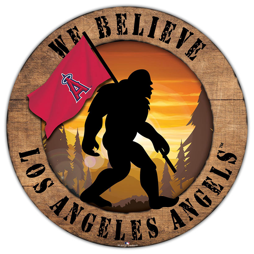 MLB We Believe Bigfoot Circle Signs