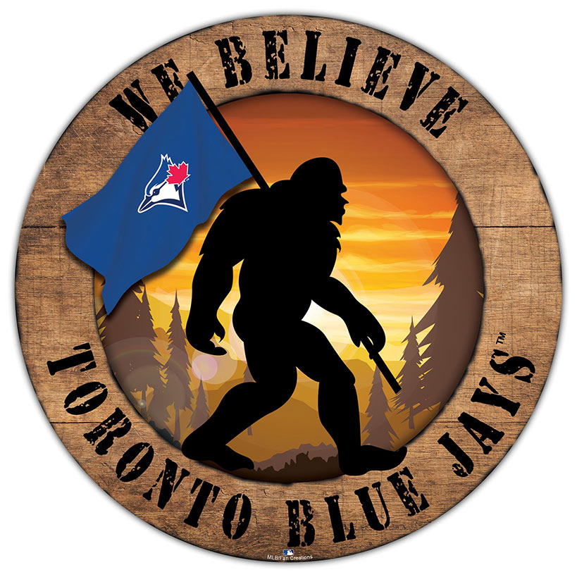 MLB We Believe Bigfoot Circle Signs