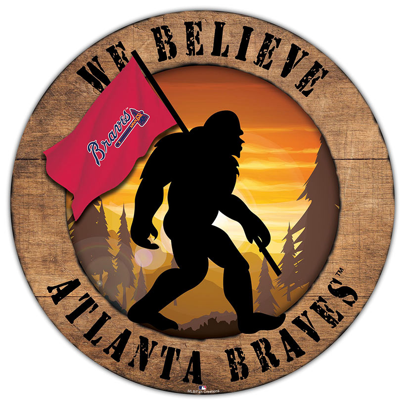 MLB We Believe Bigfoot Circle Signs