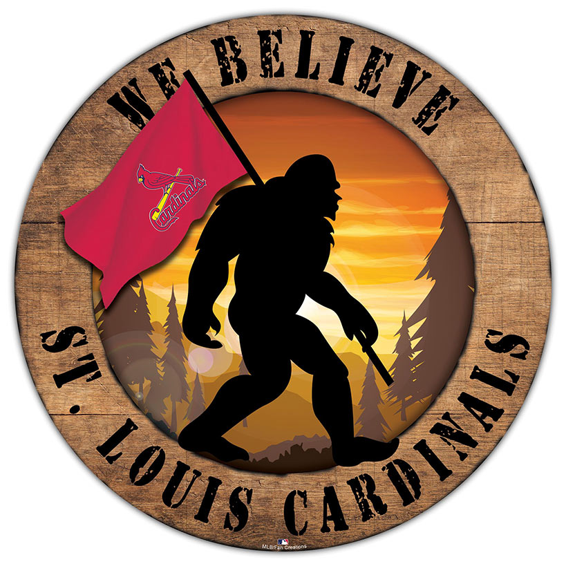 MLB We Believe Bigfoot Circle Signs