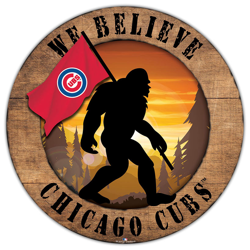 MLB We Believe Bigfoot Circle Signs