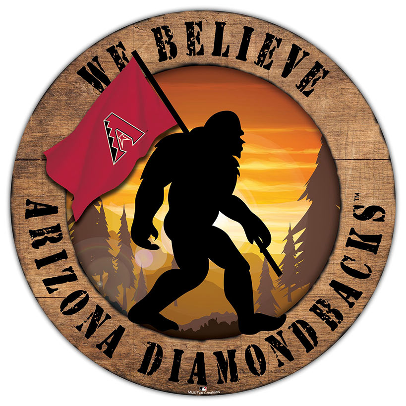 MLB We Believe Bigfoot Circle Signs