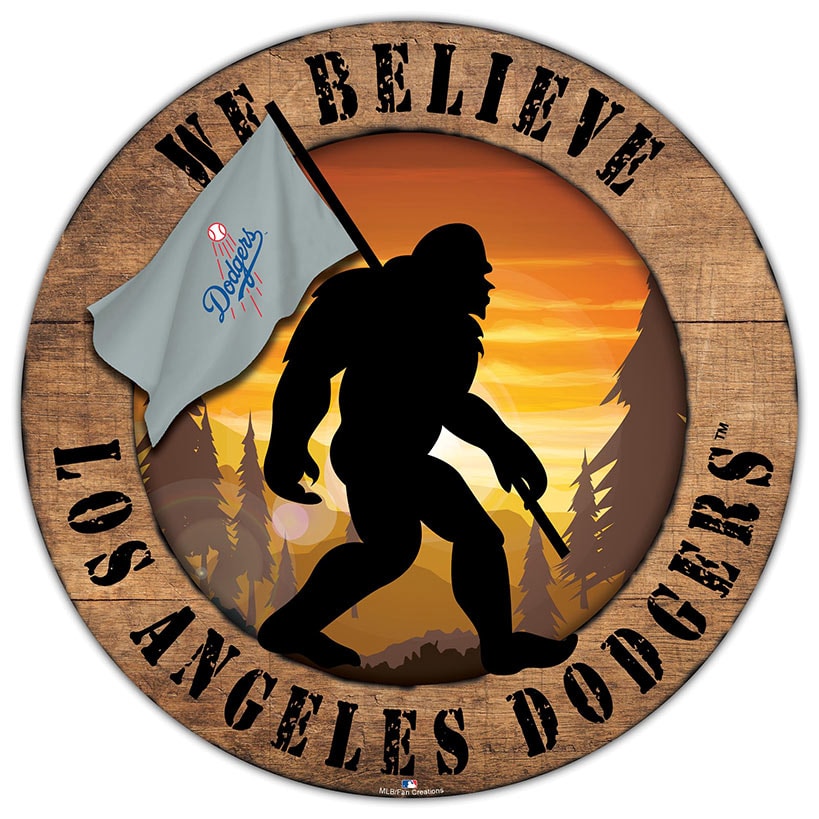 MLB We Believe Bigfoot Circle Signs