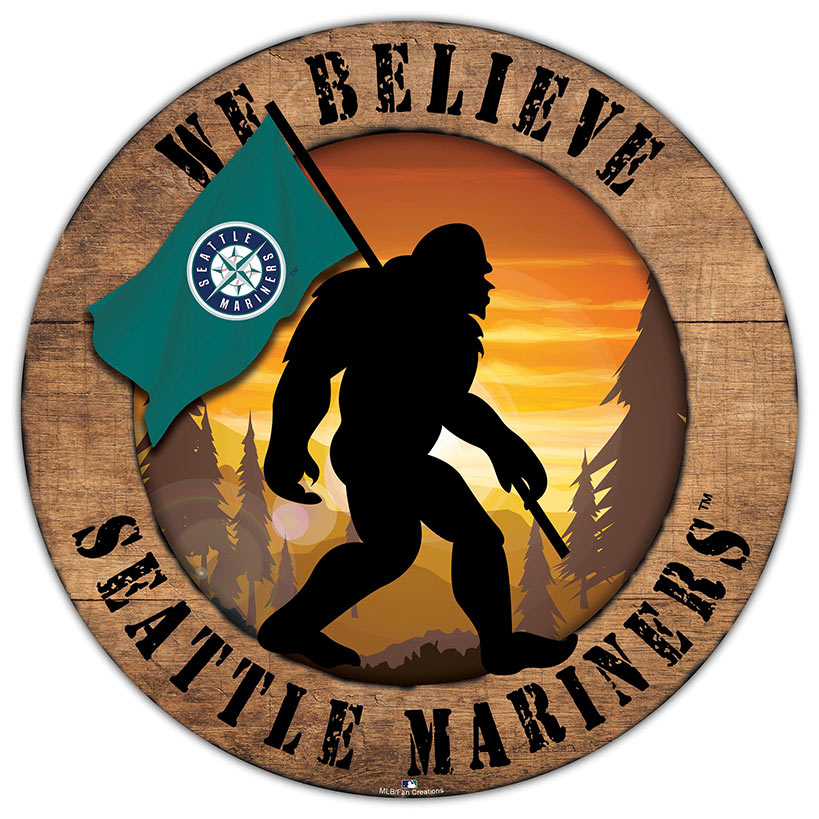 MLB We Believe Bigfoot Circle Signs