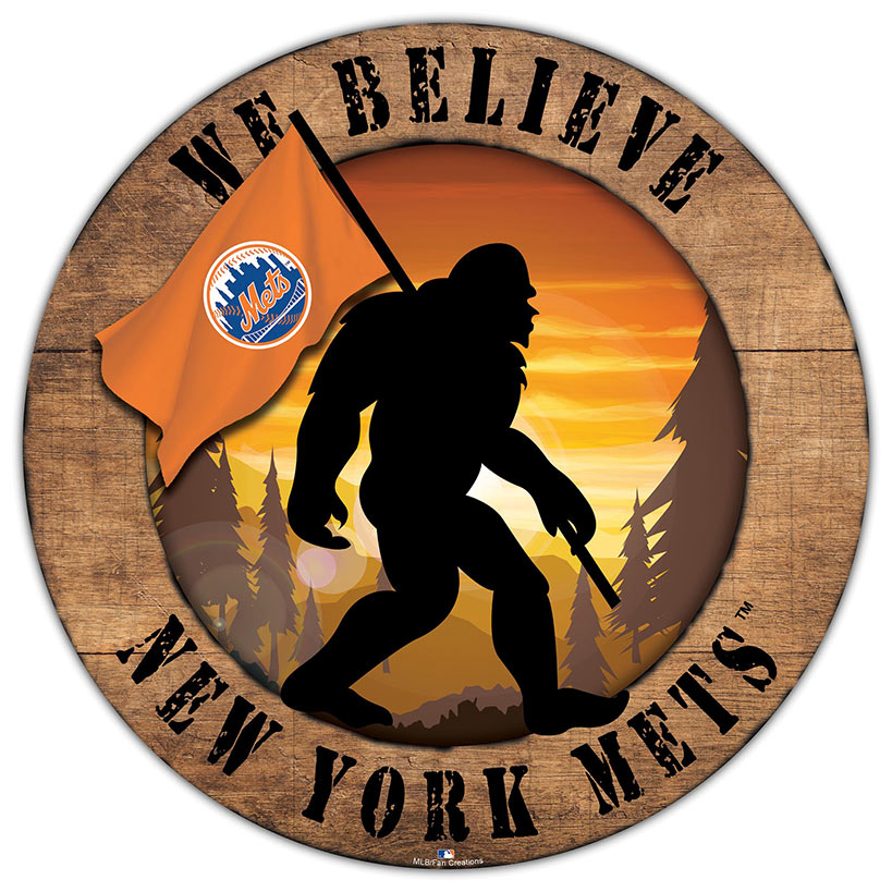 MLB We Believe Bigfoot Circle Signs