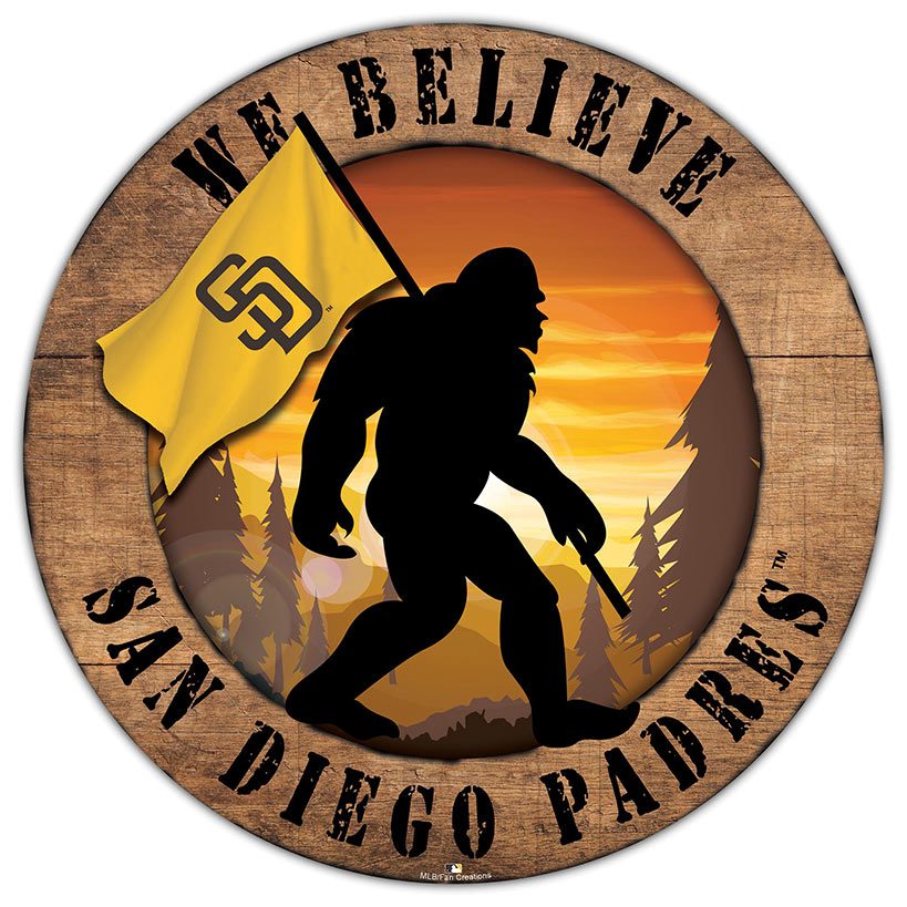 MLB We Believe Bigfoot Circle Signs