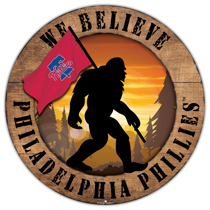 MLB We Believe Bigfoot Circle Signs