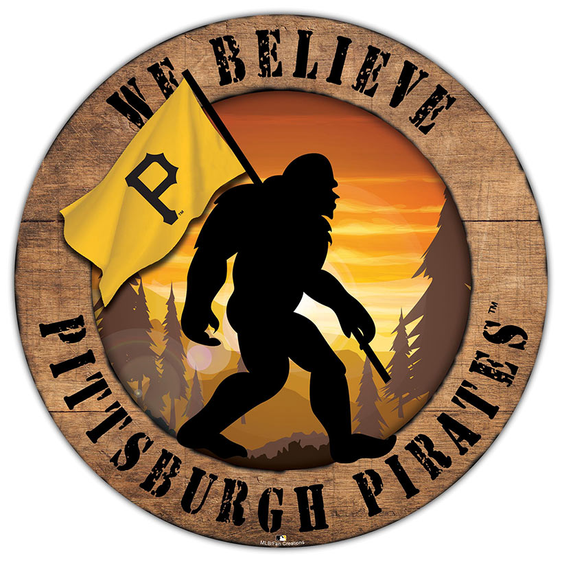 MLB We Believe Bigfoot Circle Signs