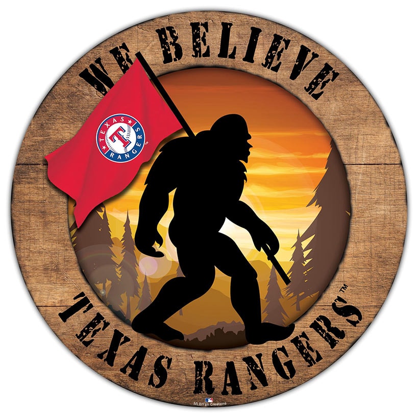 MLB We Believe Bigfoot Circle Signs