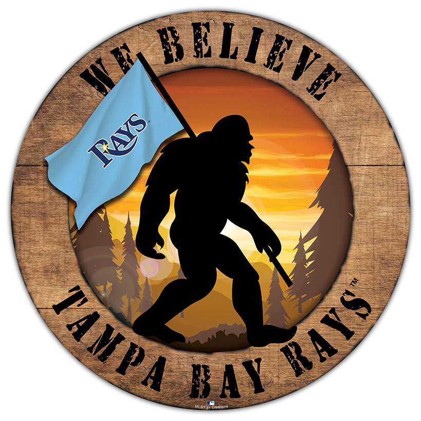 MLB We Believe Bigfoot Circle Signs