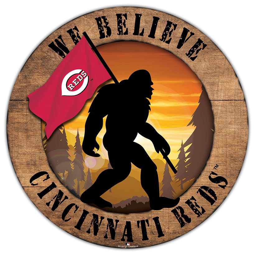 MLB We Believe Bigfoot Circle Signs