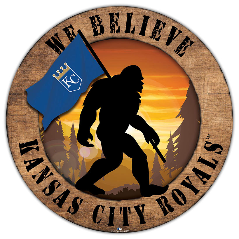 MLB We Believe Bigfoot Circle Signs