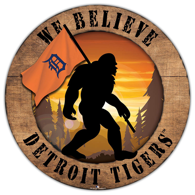 MLB We Believe Bigfoot Circle Signs