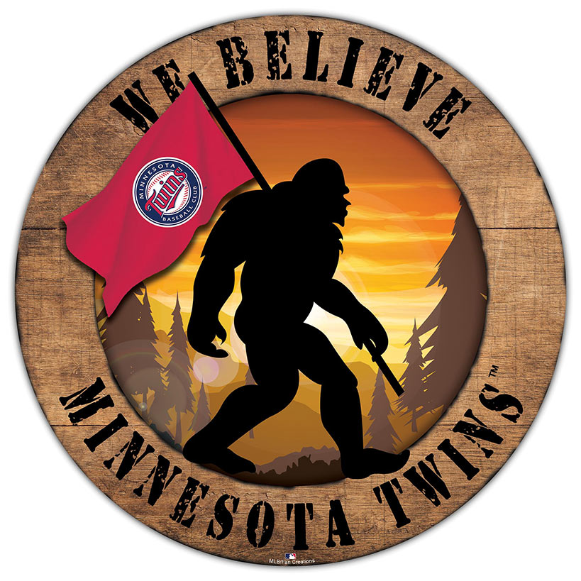 MLB We Believe Bigfoot Circle Signs