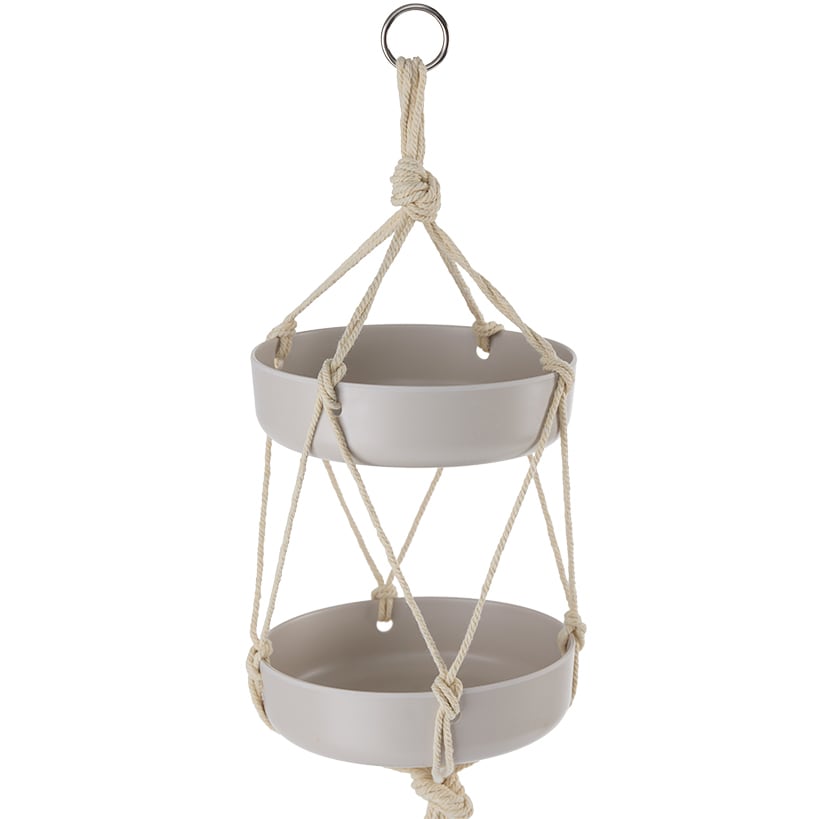 Macrame Bird Feeder and Waterer