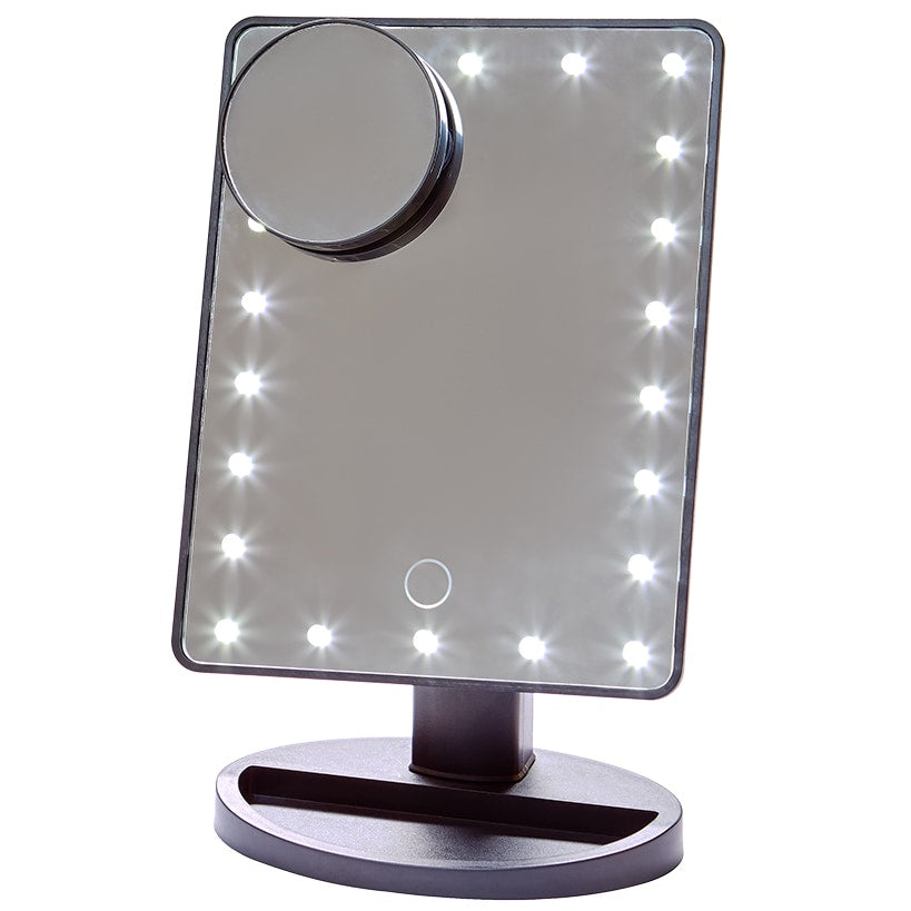 Vanity Mirror Make Up Mirror with Light Portable Touch Screen