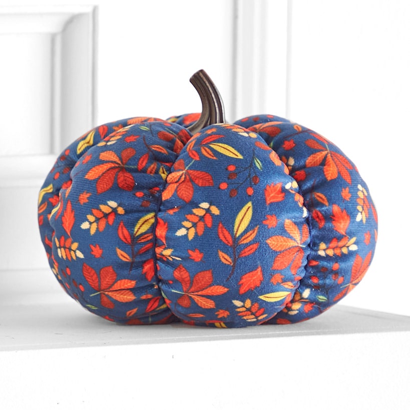 Decorative Harvest Plush Pumpkin