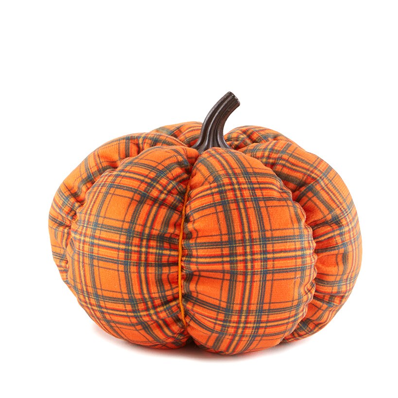 Decorative Harvest Plush Pumpkin