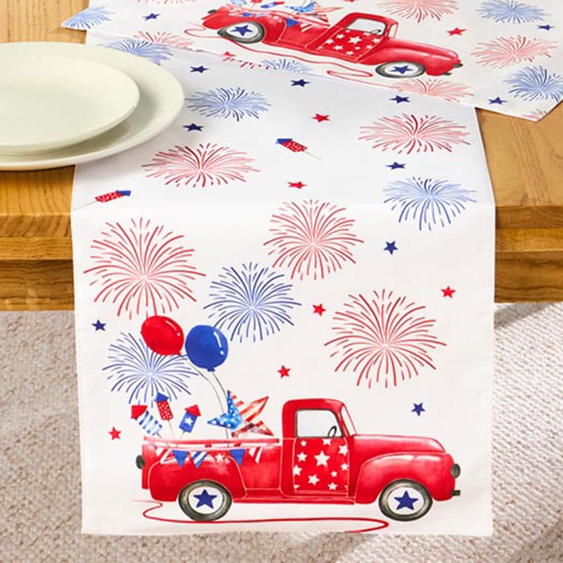 Memorial Truck Table Runner