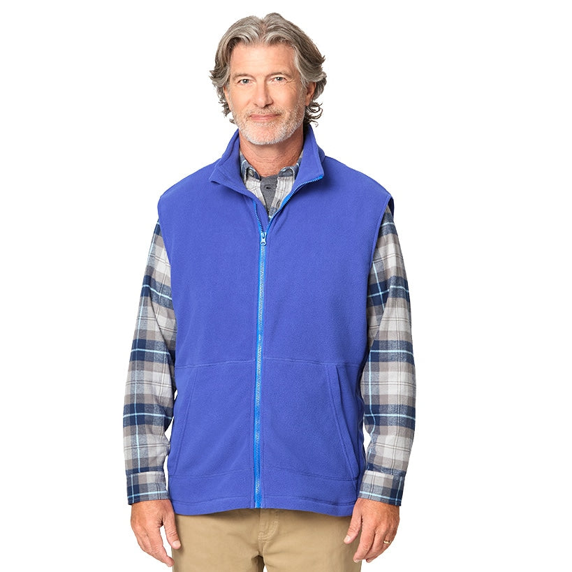 Men's Fleece Zip-Up Vest