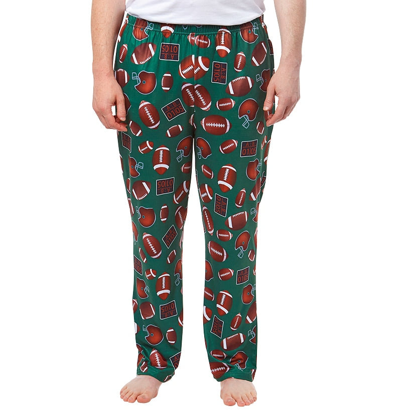 Men's Printed Pajama Lounge Pants