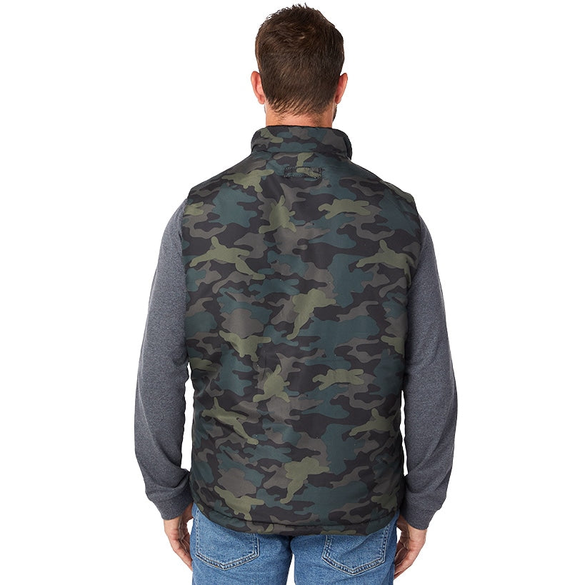 Men's Sherpa Lined Buffalo Plaid Vest